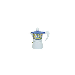 Macchina per caffè Blue Citrus One Cup in alluminio per porzione singola - Product Image 1