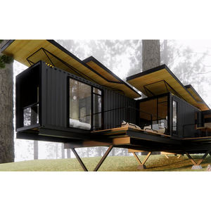 Casa contenedor plegable modular pequeña prefabricada de 20 pies y 40 pies de construcción rápida para uso en sala de estar, oficina, escuela o centro comercial - Product Image 2