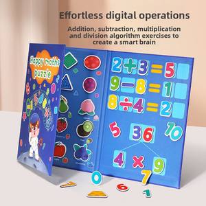 Grand livre de puzzle magnétique en bois pour enfants, thème <span class=keywords><strong>Big</strong></span> Ben, cadeau pour bébé, éveil, éducation précoce, intelligence cognitive - Product Image 4