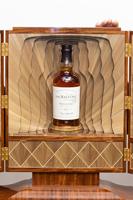 Exclusivo Gabinete de Whisky de Madera Hecho a Mano, Estilo Art Deco, Artesanía Exquisita, Exhibición de Vinos, Caja de Almacenamiento de Licores de Alta Gama, Rectangular