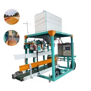 Supplier wholesale high quality semi-automatic nut seed feed powder grain woven bag weighing filling and packaging machine