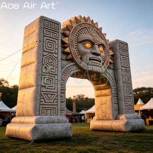 Arco Inflable Gigante Personalizado del Dios Sol Maya, Puerta de Entrada Inflable con Tótem Azteca para Festival de Cultura Tribal, Decoración para Exteriores - Product Image 3