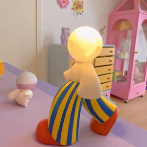 Modern Table Lamp Resin LED <b>Night</b> <b>Light</b> Eye Caring Desk Ornament Living Room Decorative Item - Product Image 3