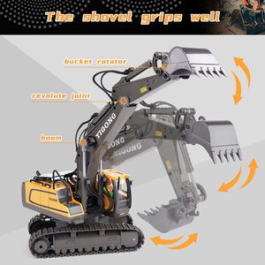 Remote Control <strong>Excavator</strong> and Construction Truck Metal Shovel Engineering Vehicles with Light Music <strong>RC</strong> <strong>Excavator</strong> Toys - Product Image 5