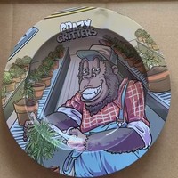 Plateau roulant en fer blanc à motif de dessin animé, best-seller, pour le stockage du tabac, accessoire de fumeur, petit plateau métallique