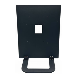 Tùy chỉnh kích thước <span class=keywords><strong>CNC</strong></span> đen anodized với phun cát tấm hợp kim nhôm khung kim loại thành phần chính xác với cơ sở hình chữ U - Product Image 3