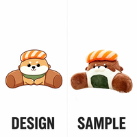 Gantungan Kunci Boneka Plush Lembut Grosir, Mainan Mini Isi Dakron, Aksesoris Gantung Tas, Hadiah