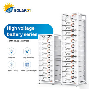 Batterie de secours domestique 2,56 kWh 5,12 kWh 7,68 kWh 10,24 kWh 16,07 kWh, stockage au lithium mural pour villa, bureau, magasin, clinique - Product Image 1