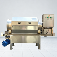 Máquina de Filtración de Tambor Rotatorio de Flujo Interno para Acuicultura, Equipo de Filtración de Microfiltro para Tratamiento de Agua en Piscifactorías