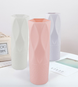Vase en plastique de style européen, prévention des chutes, décoration de mariage, vase hydroponique sec, bon marché, vente en gros, vase à fleurs de décoration intérieure - Product Image 4
