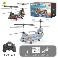 Hélicoptère et avion télécommandés 4 canaux, contrôlés par application, 2,4 GHz, maintien d'altitude intelligent, vol de 50 m, jouet télécommandé intérieur/extérieur pour enfants