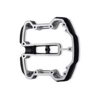 Pièces de moto usinées CNC OEM, en aluminium anodisé noir, couvercle inférieur du rocker box