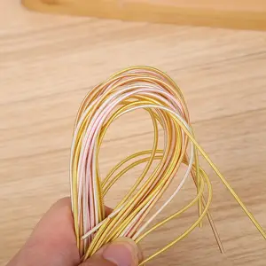 14k Gold-plated Beaded Copper Wire Jewelry DIY Jewelry Spring Wire Assembly Accessories