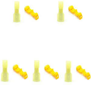 Điện Brass Splice Dây Nhanh Spade Nối Thiết Bị Đầu Cuối Cách Điện Nối Snap T-tap Kit Dây Phụ Kiện - Product Image 4