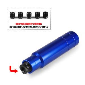 Adaptateur en aluminium fileté pour pommeaux de levier de vitesses de voiture, compatible avec les modèles 5/6 vitesses - pour Golf Civic Camry Polo - Product Image 3