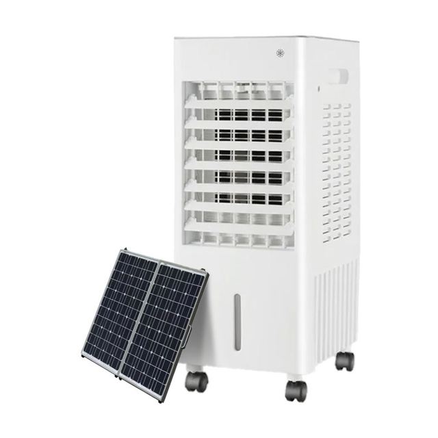 10L Solar Plastic Hotel Use Low Noise Standing Portable Air Cooler with Remote Control Energy Saving Wholesale