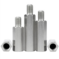 M2 M3 M4 M5 M6 M7 M8 M10 entretoise filetée mâle femelle zinguée en aluminium galvanisé hexagone pcb cylindre entretoises hexagonales