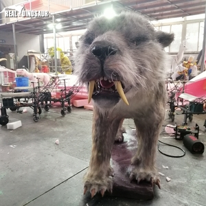 Animal Artificial Animatronic, <span class=keywords><strong>Smilodon</strong></span> con piel - Product Image 1