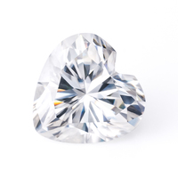 Bijoux Goldleaf, pierre précieuse en moissanite taille cœur de 0,1 à 4 carats, certifiée GRA, couleur DEF VVS, moissanite synthétique pour bague