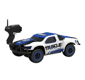 1:43 4wd <span class=keywords><strong>radio</strong></span> <span class=keywords><strong>control</strong></span> de coches de juguete de 2,4G de alta velocidad carreras de rally de camiones para niños coches rc - Product Image 1