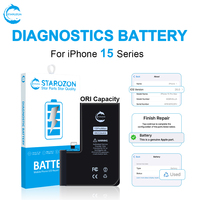 Batería para Teléfono Móvil STAROZON, Precio de Fábrica al por Mayor, para iPhone 15 Plus Pro Max, Batería de Diagnóstico Específica para Reparación