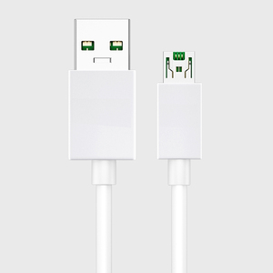 สายชาร์จด่วนสำหรับข้อมูล Micro USB 4A สำหรับ OPPO F11 R15 <span class=keywords><strong>VOOC</strong></span> แฟลชชาร์จ5 V 4A 7 PIN - Product Image 1