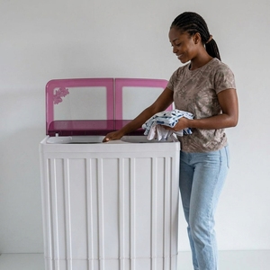 15kg Large Capacity Twin Tub Electric Washing Machine Durable Semi-Automatic <strong>Top</strong> <strong>Load</strong> for Household Hotel Use English Operation - Product Image 1