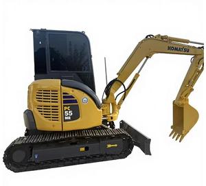 Japan Original Digger High Quality Komatsu PC55MR <strong>Mini</strong> <strong>Excavator</strong> Diesel Engine Hydraulic Pump 2024 Model Excellent Condition - Product Image 1