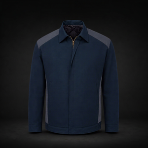 Uniforme de Trabajo para Hombre de Alta Calidad, Algodón Transpirable, Diseño de Manga Larga con Cuello y Cierre Frontal, Certificado CE, Impresión UV - Product Image 1