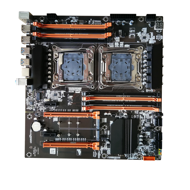 X99 Dual Cpu Motherboard Support E5 Series LGA 2011 V3 V4 Dual Cpu Ram DDR4