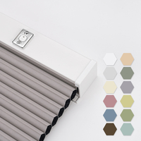 Persianas Eléctricas Inteligentes Modernas Tipo Panal de Abeja, 100% Protección Solar y Oscurecimiento, Aptas También para Ventanas Interiores Grandes