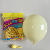 Perlengkapan Dekorasi Pesta Ulang Tahun Balon Latex Macaron 10 Inch 2.2g untuk Latar Belakang Foto Indoor Outdoor