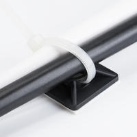 Prix usine support de cravate soutenu support en plastique auto-adhésif supports de montage de cravate Zip Base supports d'attache de câble en Nylon auto-adhésif