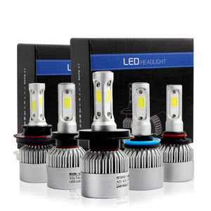ไฟหน้ารถยนต์ LED 12V 4000LM Cob H4 ไฟหน้ารถยนต์ LED H1 H3 H8 H9 H11 9005 9006 H13 18W รุ่น S2 - Product Image 1