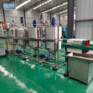 สายการผลิตน้ำมันปาล์ม เครื่องกลั่นน้ำมันปาล์มสำหรับทำอาหาร อุปกรณ์โรงกลั่นน้ำมัน - Product Image 1