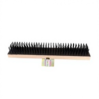 Brosse de nettoyage industrielle robuste pour sols en bois avec poils en nylon rigides pour le nettoyage de terrasses, patios et surfaces en béton en extérieur (DIY)