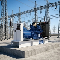Générateur diesel JIWEI FG Wilson 400 kW 50/60 Hz 480 V à châssis ouvert, refroidi par eau, avec démarrage automatique ATS 1800 tr/min