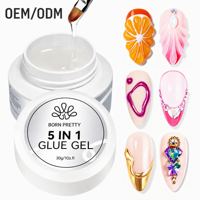 BORN PRETTY Fabricant OEM Gel Sculptant 3D Auto-Nivelant 30g pour Ongles, Gel Colle Renforçant Multifonctionnel pour Salon