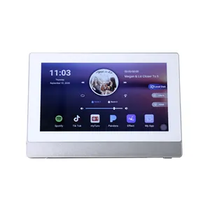Amplificador de parede Bluetooth Smart Home Theater Tuya 8 canais amplificadores de parede com tela sensível ao toque