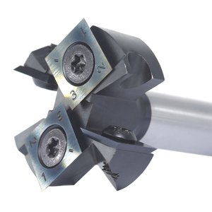 Tráng DLC lưỡi <span class=keywords><strong>CNC</strong></span> spoilboard bề mặt và rabbeting <span class=keywords><strong>Router</strong></span> bit flycutter, tấm leveler & bề mặt planer-1/2 "Shank - Product Image 1