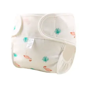 NEW DESIGN 100%cotton waterproof baby reusable diapers washable cloth baby diaper covers