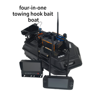 Zhanlan Sondeur bateau appât à double fréquence 2D, système trois-en-un pour la pêche à la carpe européenne avec GPS et crochet de remorquage