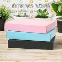 Boîtes d'expédition écologiques recyclables pour avion, pliables en carton ondulé, imprimées quadricolore, cartons d'expédition portables pour shampoing
