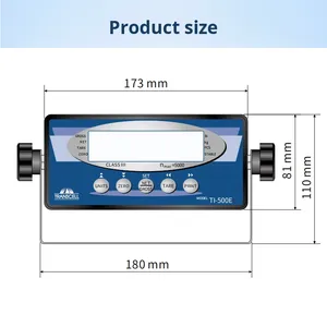 Instrumento de Visualización de Pesaje Transcell TI-500E Digital con Precisión del 0.5% y 1.5kN, Actuador Electrónico de 5VDC - Product Image 2