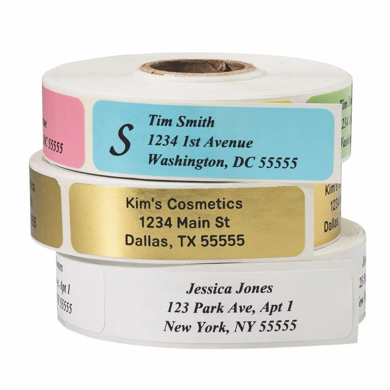 Custom Return Address Labels White Clear Kraft Gold Silver Labels For Mail Address Envelopes