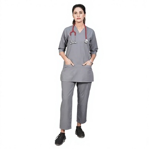 Tenue Médicale Professionnelle Femme – Blouse et Pantalon Extensibles pour Hôpital, Médecin, Infirmière – Fabricant OEM, Vente en Gros - Product Image 5