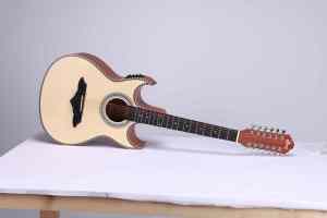 กีตาร์โปร่ง AF16DCE-12 Winzz แบบ Double Cutaway 12 สาย Bajo Sexto - Product Image 5