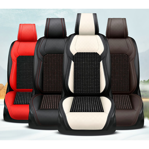 Xiangta vente en gros de housses de siège en perles de bois complètes ensemble de housses de siège de voiture à coudre à la main universelles Toyota Corolla housses de siège - Product Image 6