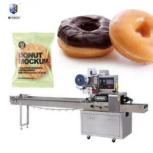 Mesin Kantong Kemasan Roti Donat Otomatis Kualitas Tinggi Buatan Foshan