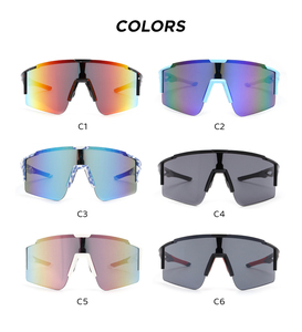 Lunettes de soleil de sport unisexes TR90 à monture large, protection optimale pour la course, le cyclisme et la conduite en <span class=keywords><strong>extérieur</strong></span> – Modèle premium et tendance - Product Image 3